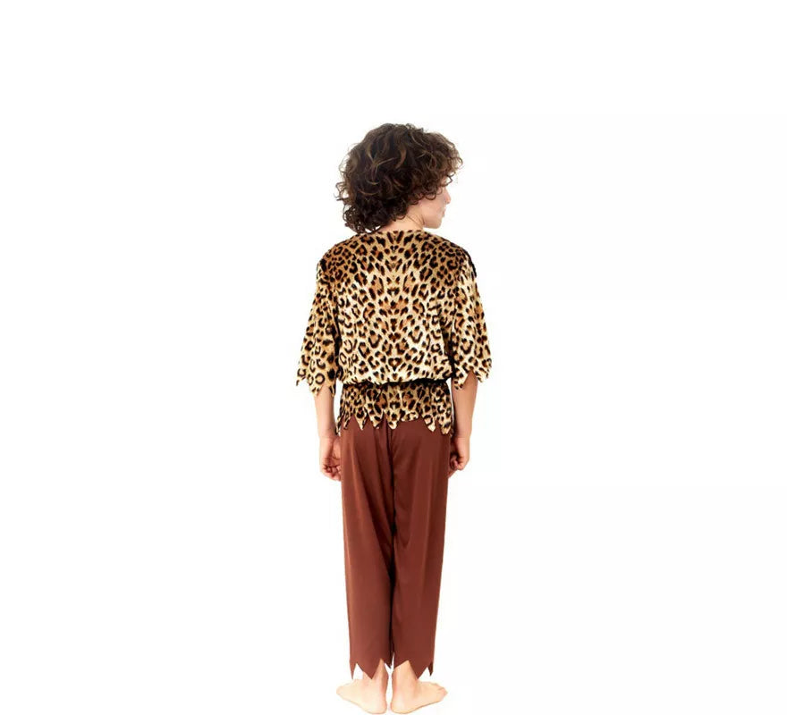 Translation missing: fr.Disfraz de Cavernícola Animal Print para niño