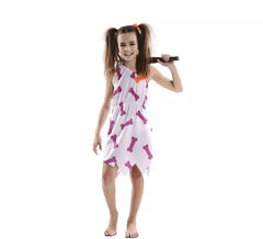 Déguisement Caveman blanc pour fille