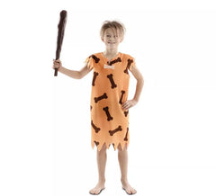 Déguisement Caveman Orange pour enfant
