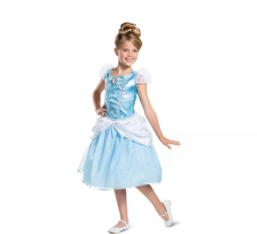 Translation missing: fr.Disfraz de Cenicienta Disney Deluxe para niña