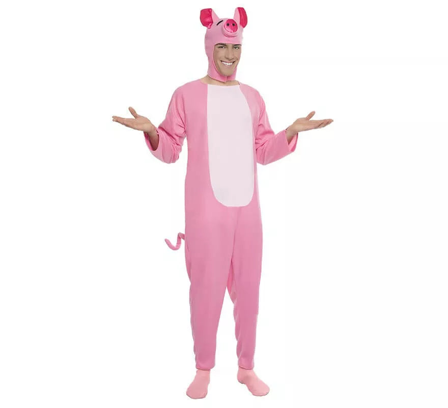 Translation missing: fr.Disfraz de Cerdito Rosa para hombre