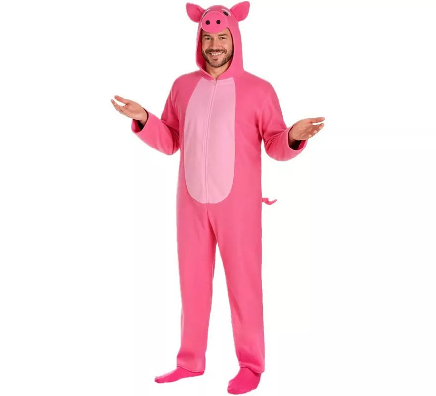 Translation missing: fr.Disfraz de Cerdito Rosa para hombre