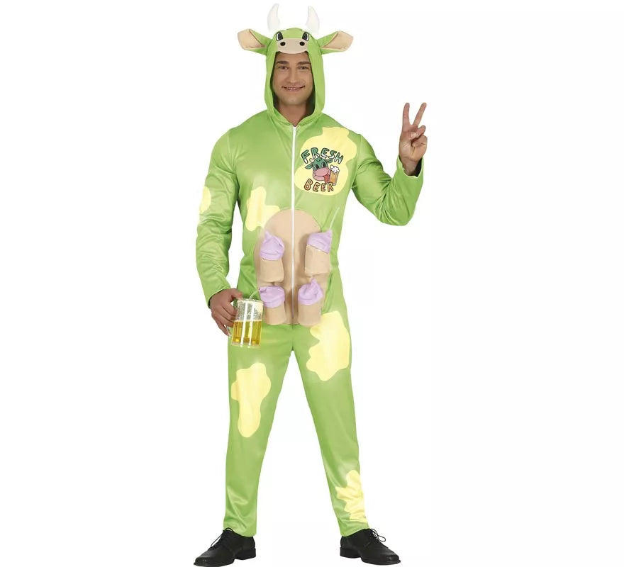 Disfraz de Cerveza Fresca de Vaca para hombre