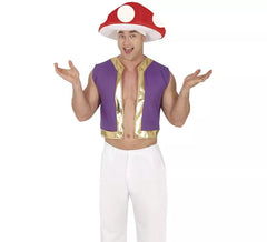 Déguisement champignon ou champignon de jeu vidéo homme