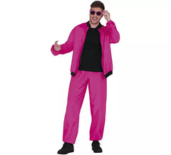 Déguisement survêtement fuchsia fluo homme