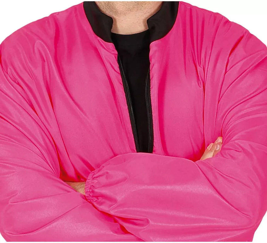 Translation missing: fr.Disfraz de Chándal fucsia neón para hombre
