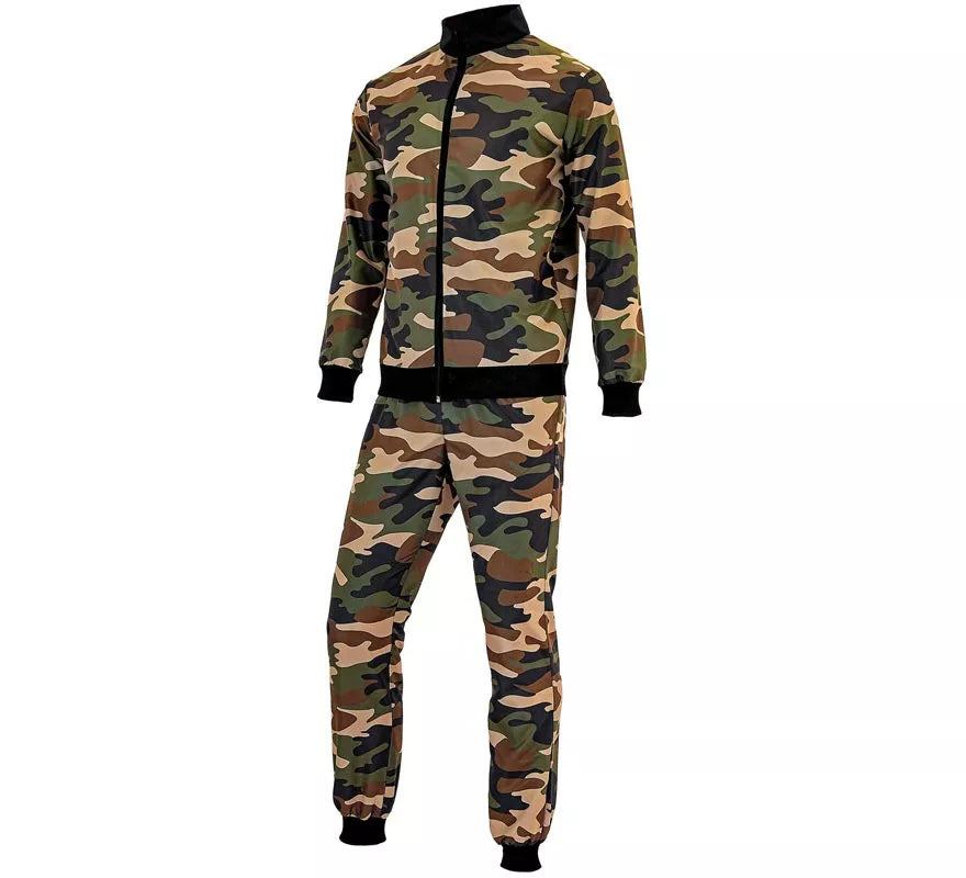 Translation missing: fr.Disfraz de Chándal Party Fashion Camuflado para adulto