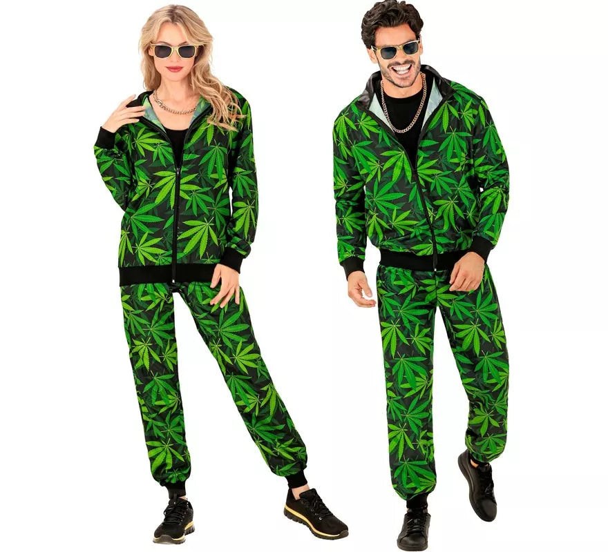 Translation missing: fr.Disfraz de Chándal Party Fashion Marihuana para adulto
