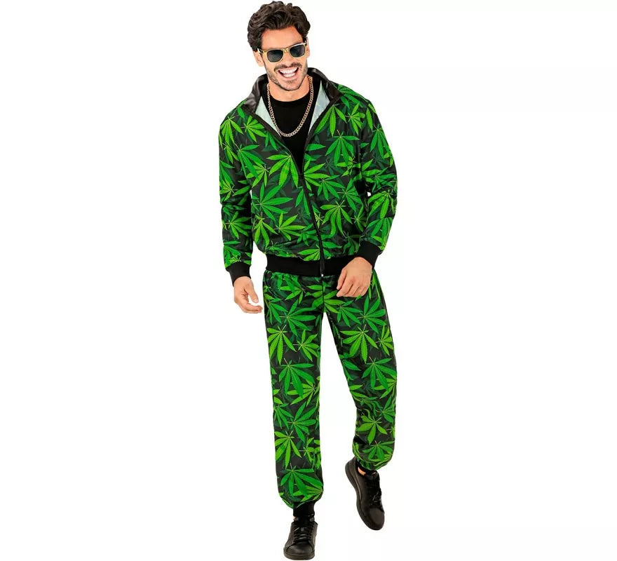 Translation missing: fr.Disfraz de Chándal Party Fashion Marihuana para adulto