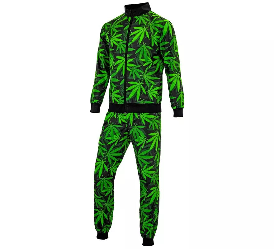 Translation missing: fr.Disfraz de Chándal Party Fashion Marihuana para adulto