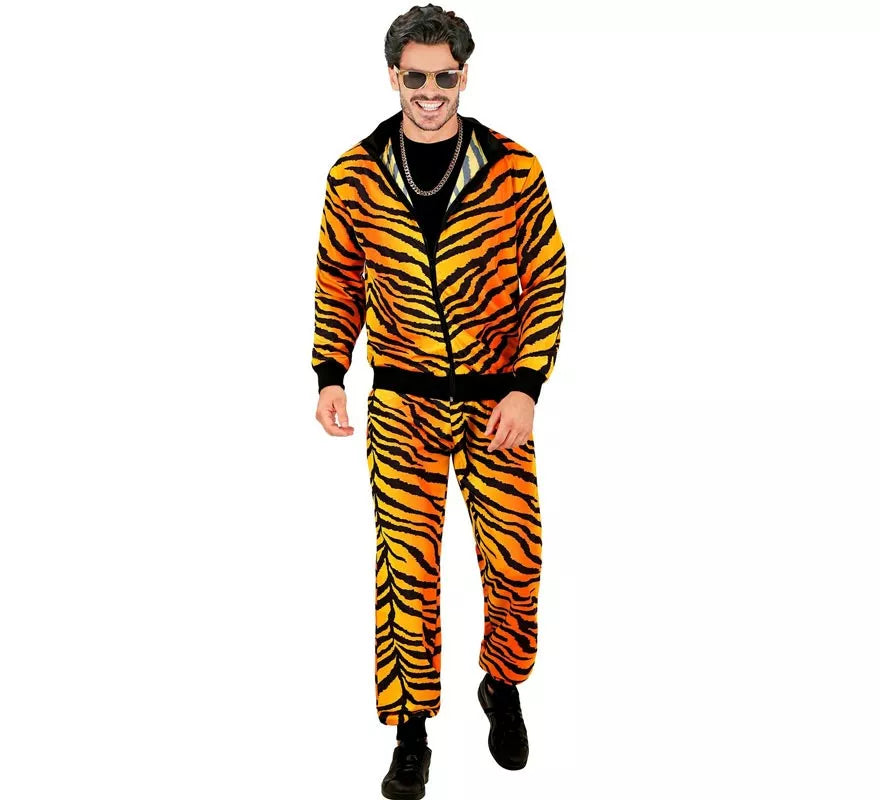 Translation missing: fr.Disfraz de Chándal Tigre Party Fashion para adulto