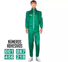 Déguisement survêtement vert Squid Game personnalisable adulte