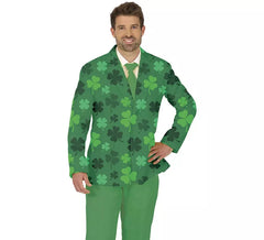 Costume de veste verte pour la Saint-Patrick pour homme