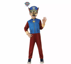 Costume Chase de la Pat' Patrouille avec masque pour garçon