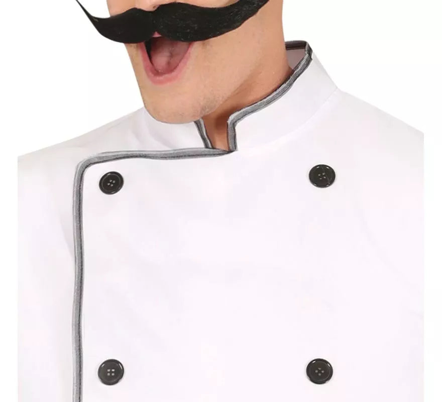 Translation missing: fr.Disfraz de Chef blanco clásico para hombre