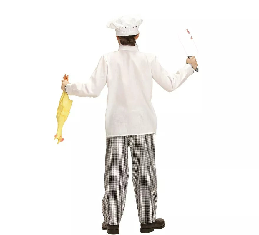 Translation missing: fr.Disfraz de Chef Cocinero blanco para niños