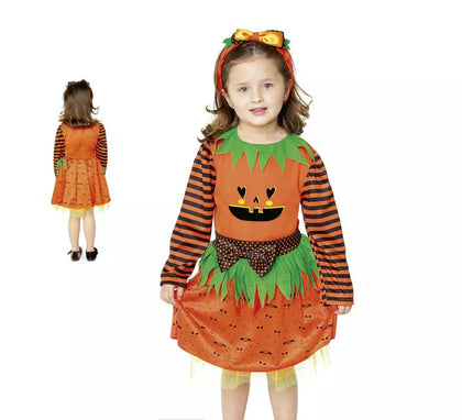 Disfraz de Chica calabaza para niña