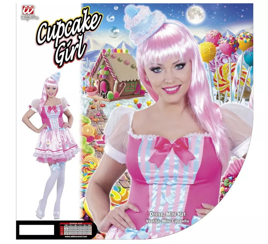 Translation missing: fr.Disfraz de Chica Cupcake rosa para mujer