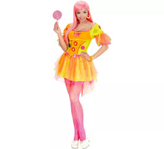 Costume de fille fantaisie néon pour femme