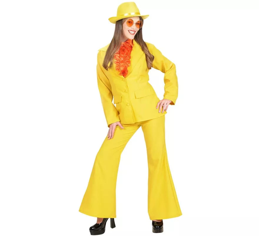 Translation missing: fr.Disfraz de Chica Fiesta en traje amarillo para mujer