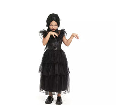 Déguisement fille gothique en robe noire pour filles et adolescentes