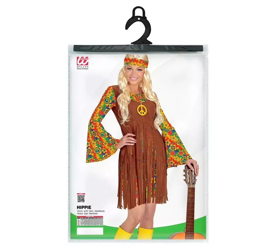 Translation missing: fr.Disfraz de Chica Hippie flecos largos para mujer