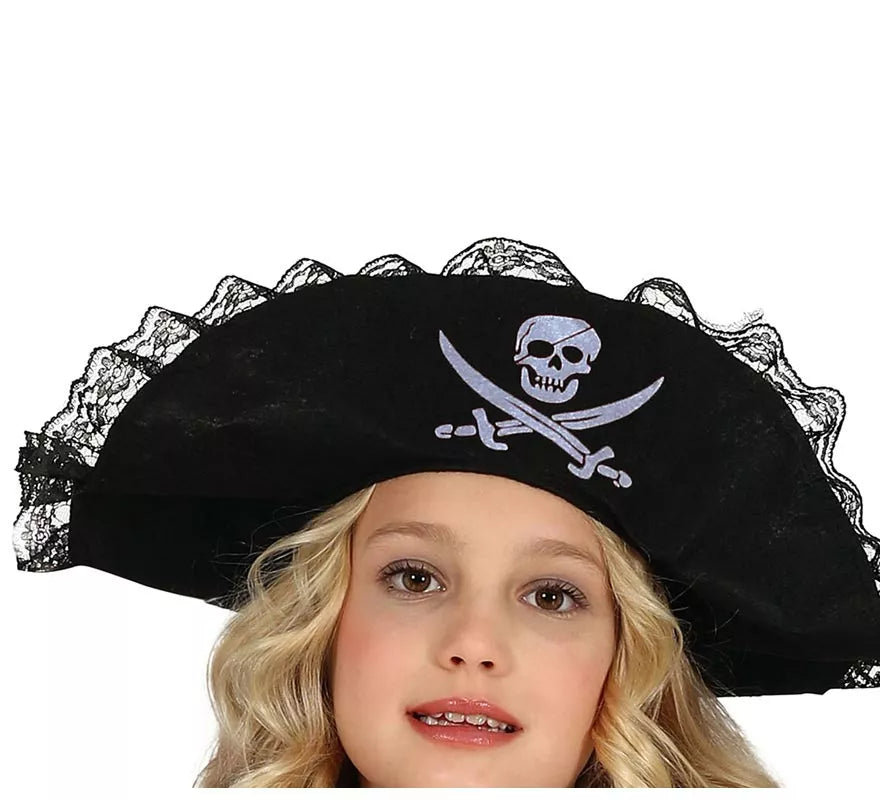 Translation missing: fr.Disfraz de Chica Pirata Multicolor para niña
