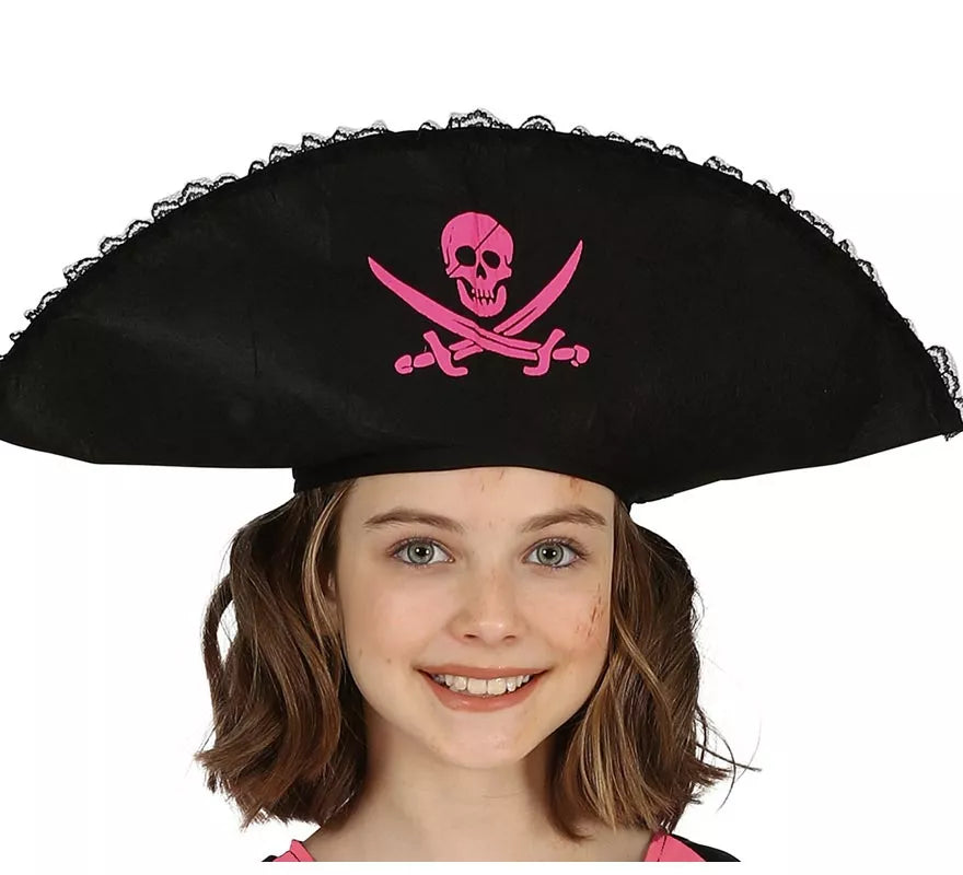 Translation missing: fr.Disfraz de Chica Pirata Rosa para niña