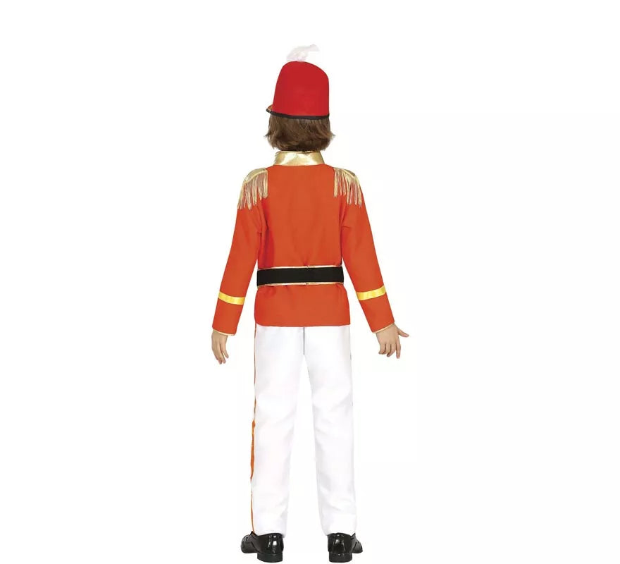 Translation missing: fr.Disfraz de Chico Majorette Rojo para niño