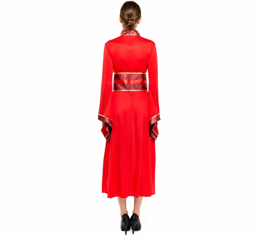 Translation missing: fr.Disfraz de China Hanfu rojo para mujer