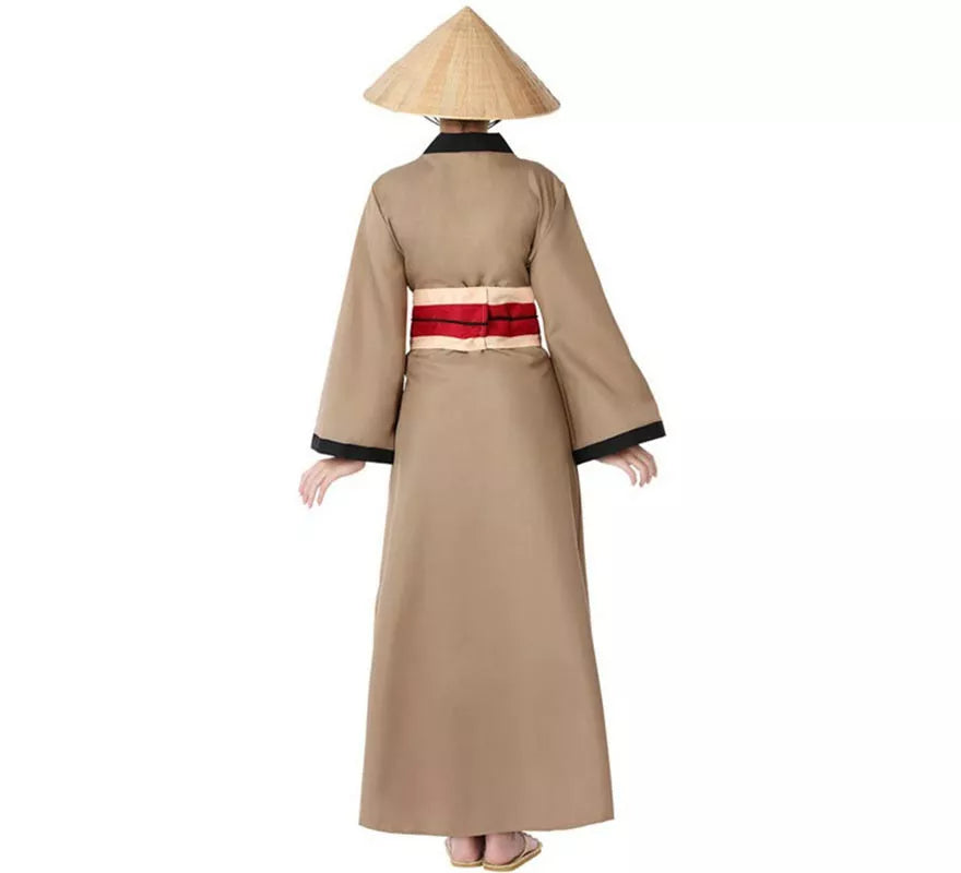 Disfraz de China Marrón para mujer