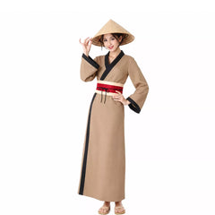 Chine costume brun femmes