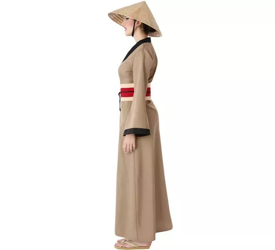 Disfraz de China Marrón para mujer