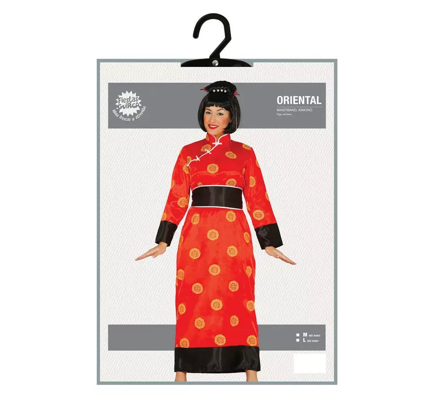 Translation missing: fr.Disfraz de China rojo para mujer