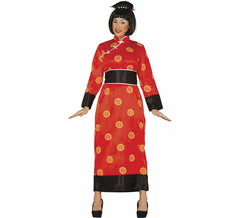 Déguisement Chine rouge pour femme