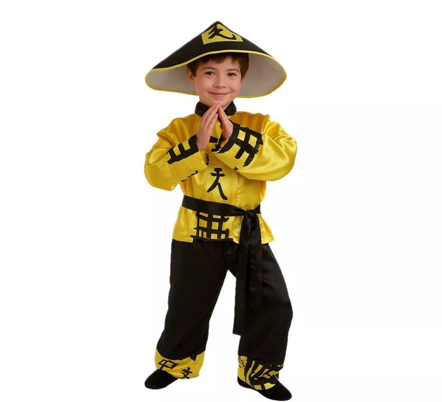 Disfraz de Chino Amarillo para niño