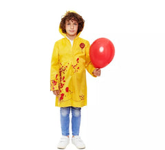 Costume imperméable jaune sanglant pour garçon