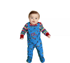 Chucky costume bleu bébé
