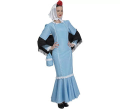 Déguisement de Chulapa Bleu pour femme