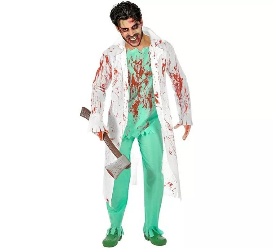 Translation missing: fr.Disfraz de Cirujano Zombie para adultos