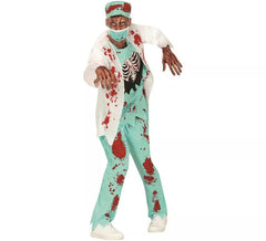 Déguisement de chirurgien zombie pour homme