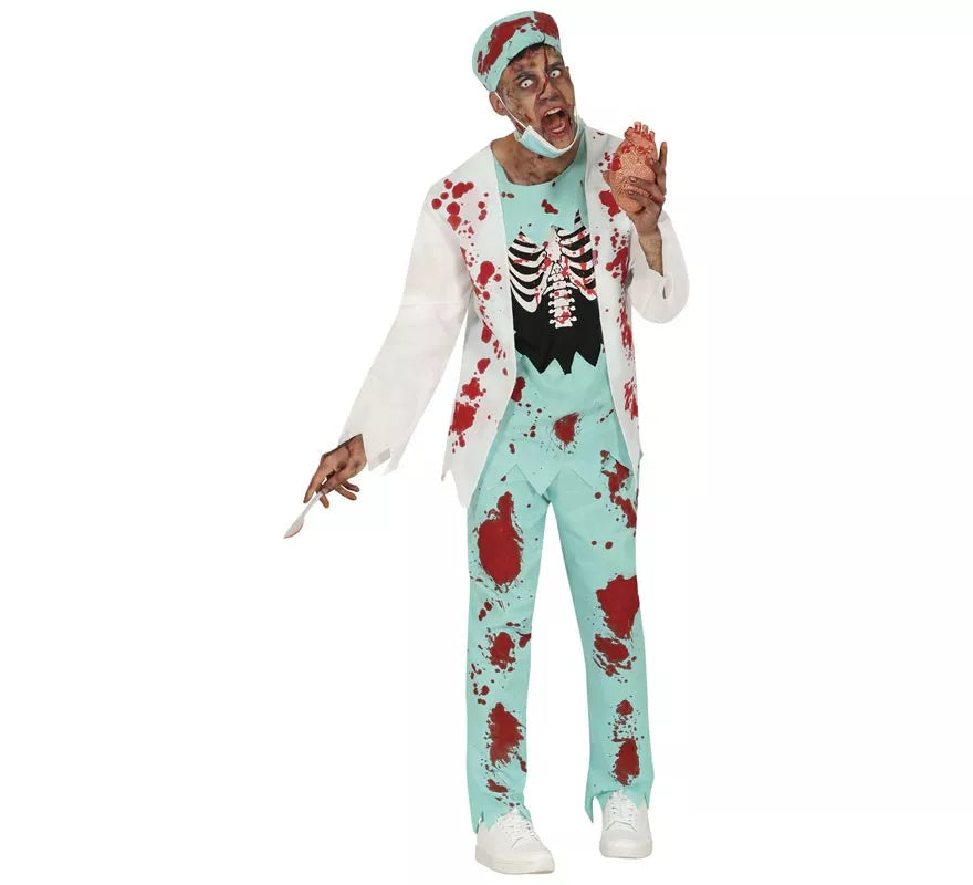 Translation missing: fr.Disfraz de Cirujano Zombie para hombre