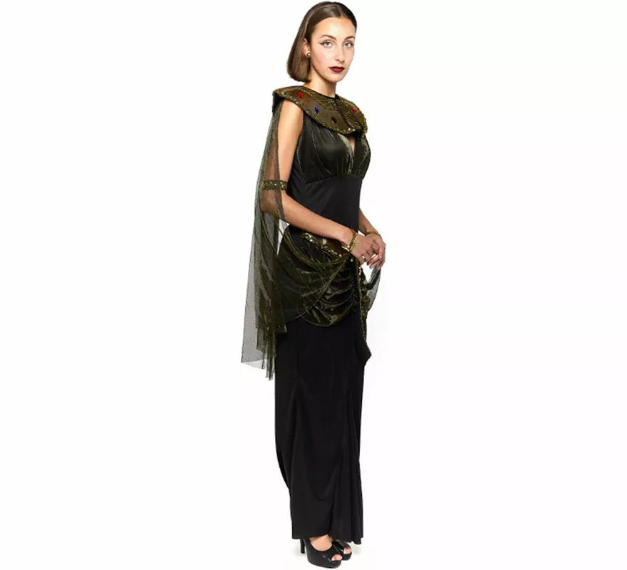 Disfraz de Cleopatra negro para mujer