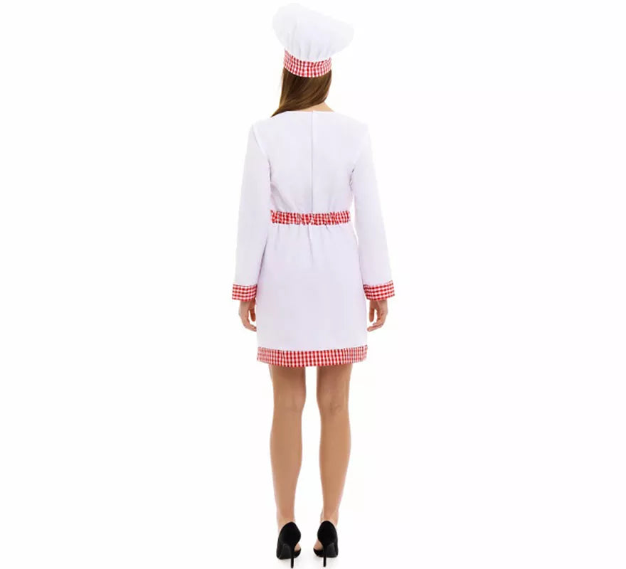 Translation missing: fr.Disfraz de Cocinera Chef para mujer