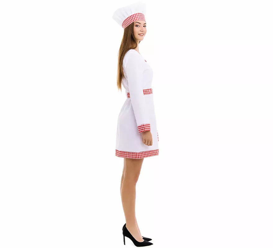 Translation missing: fr.Disfraz de Cocinera Chef para mujer