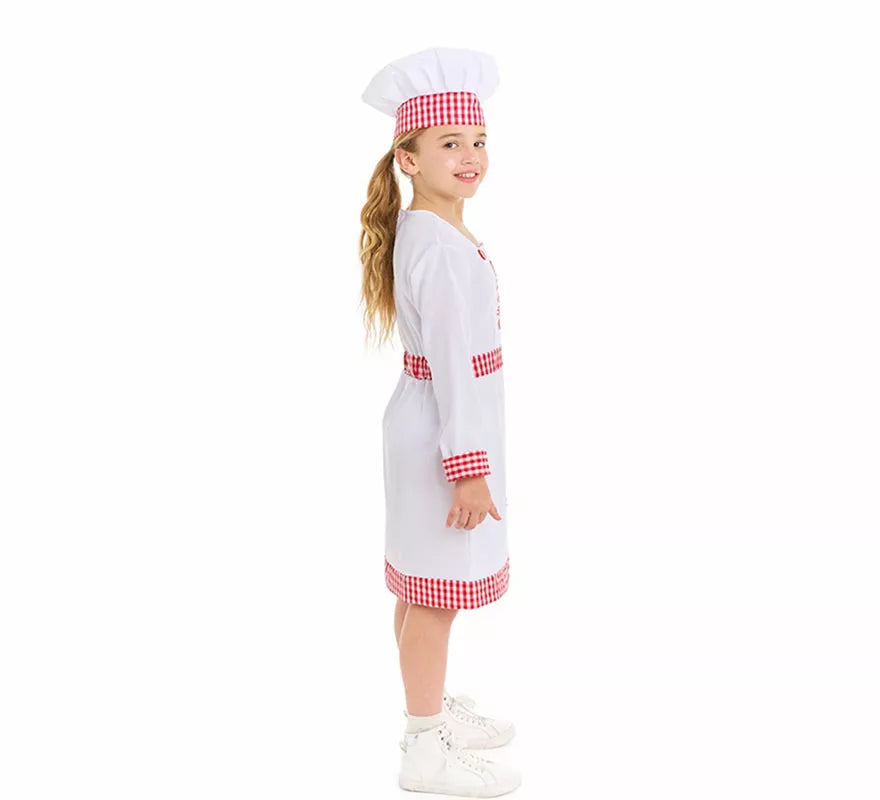 Translation missing: fr.Disfraz de Cocinera Chef para niña