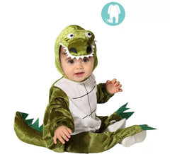 Costume vert Crocodile avec bébé Cola