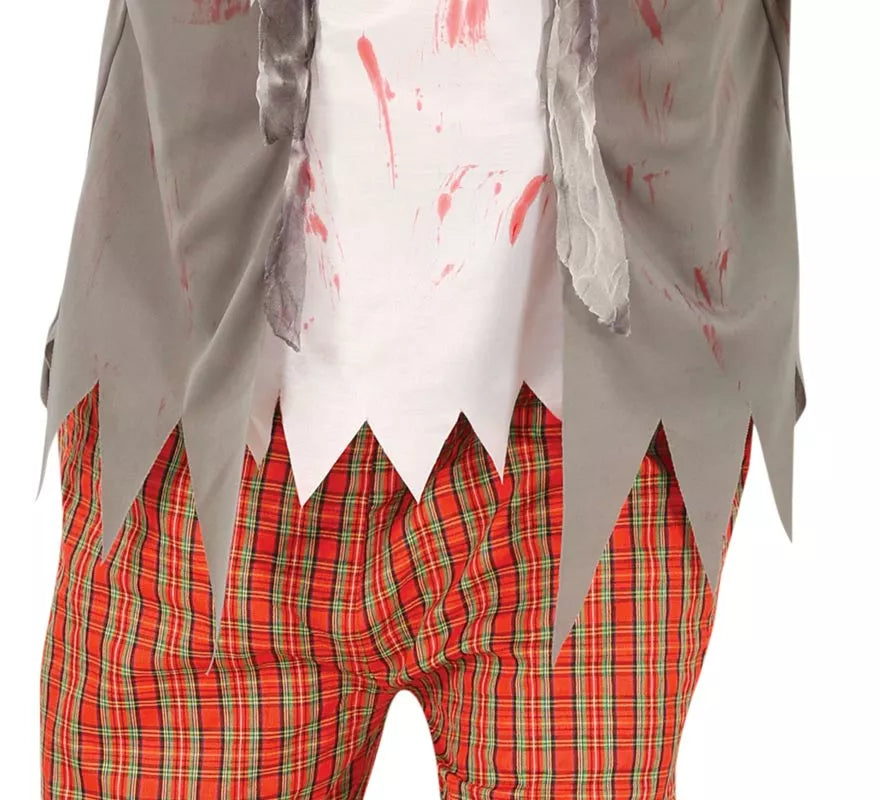 Translation missing: fr.Disfraz de Colegial Zombie para hombre