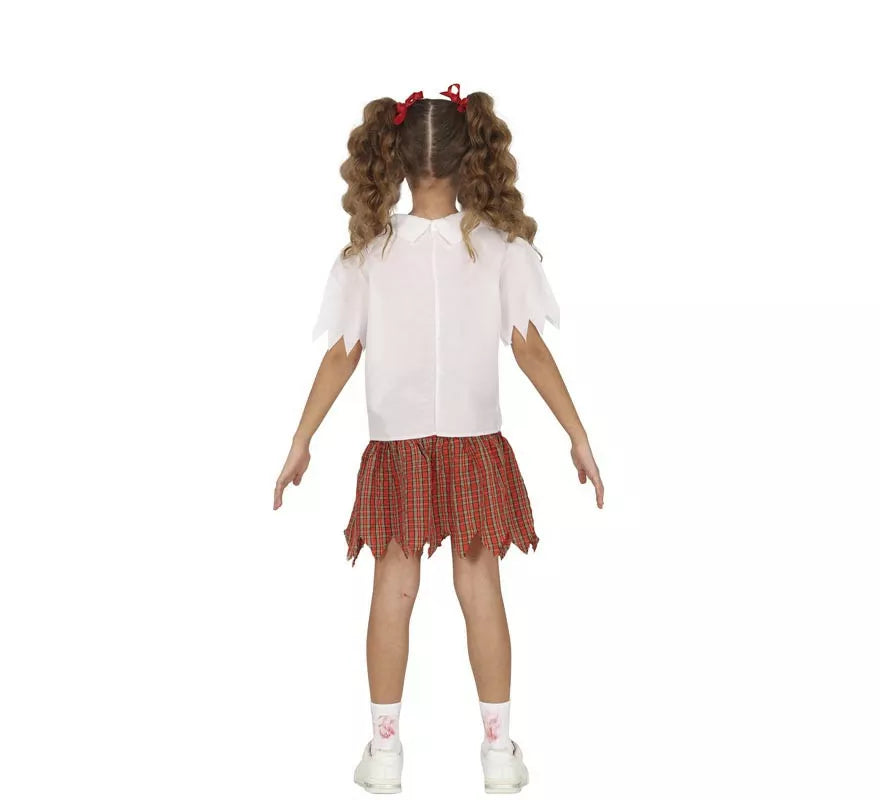 Translation missing: fr.Disfraz de Colegiala Zombie para niña