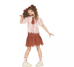 Déguisement d'écolière zombie fille